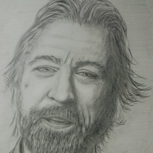 Pencil/Pastel> R De Niro