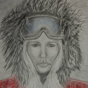 Pencil/Pastel > Ski