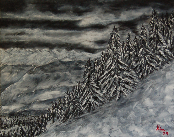 Oil Painting > Red was Here