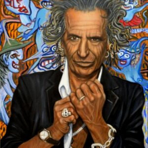 Oil Painting > Rock and Roll > Keith Richards