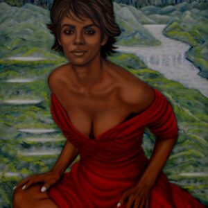 Oil Painting > Sands of Time > Halle Berry