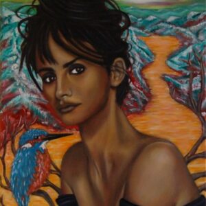 Oil Painting > Silent Space > Penelope Cruz