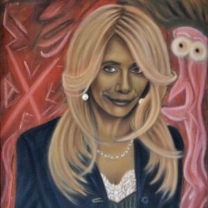 Oil Painting > The Voyeur > Rosanna Arquette