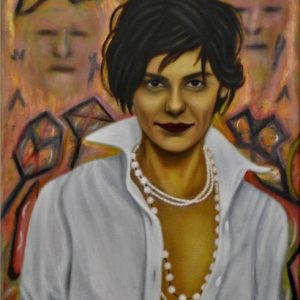 Oil Painting > Parc Ferme > Audrey Tautou